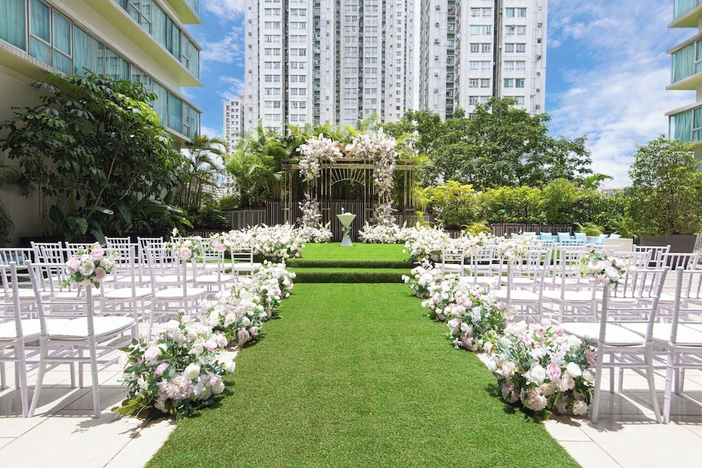 야외 결혼식 공간