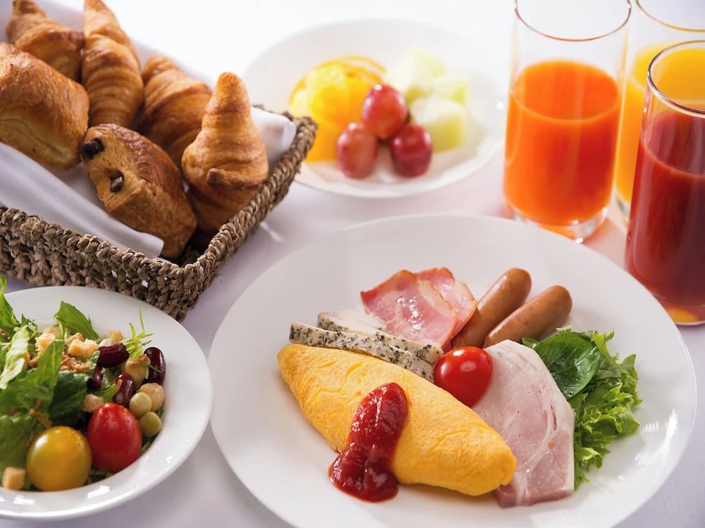 뷔페 아침 식사