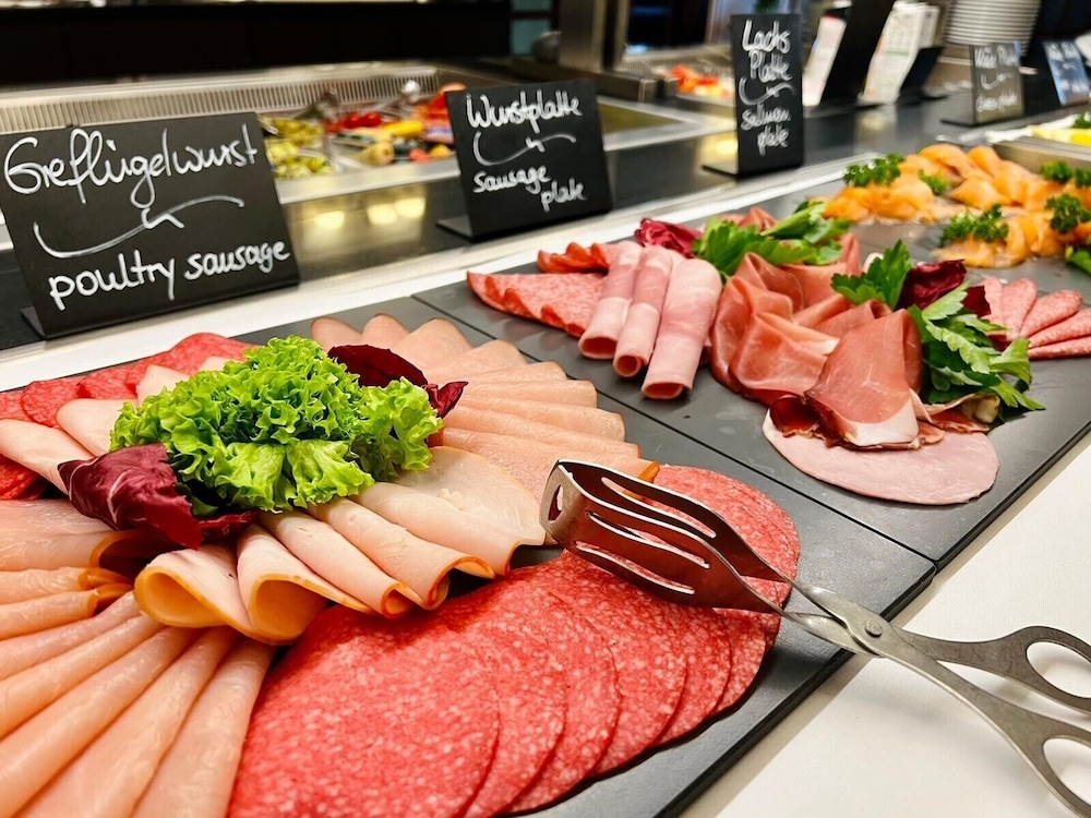 뷔페 아침 식사