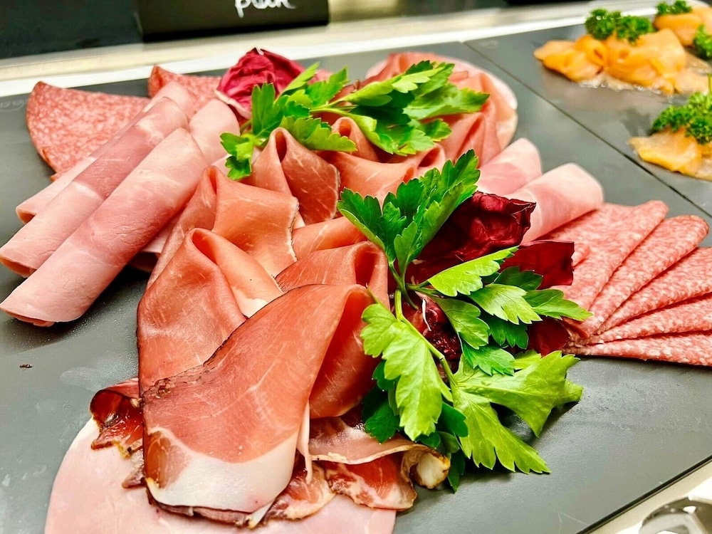 뷔페 아침 식사