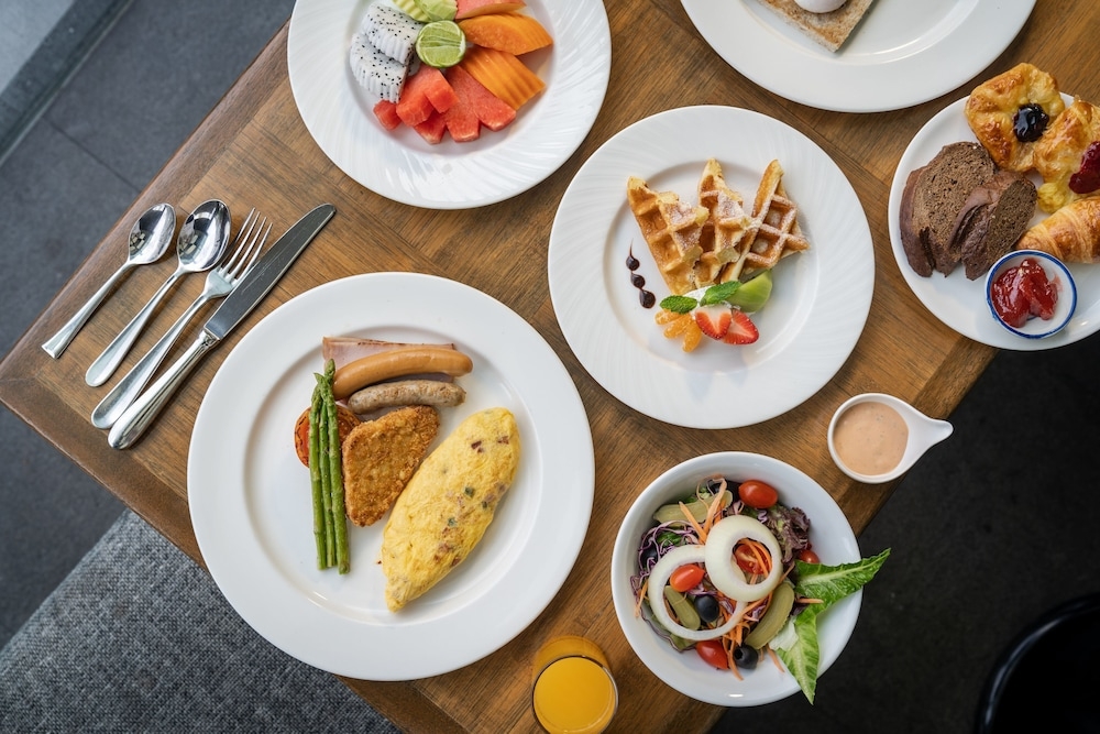 뷔페 아침 식사