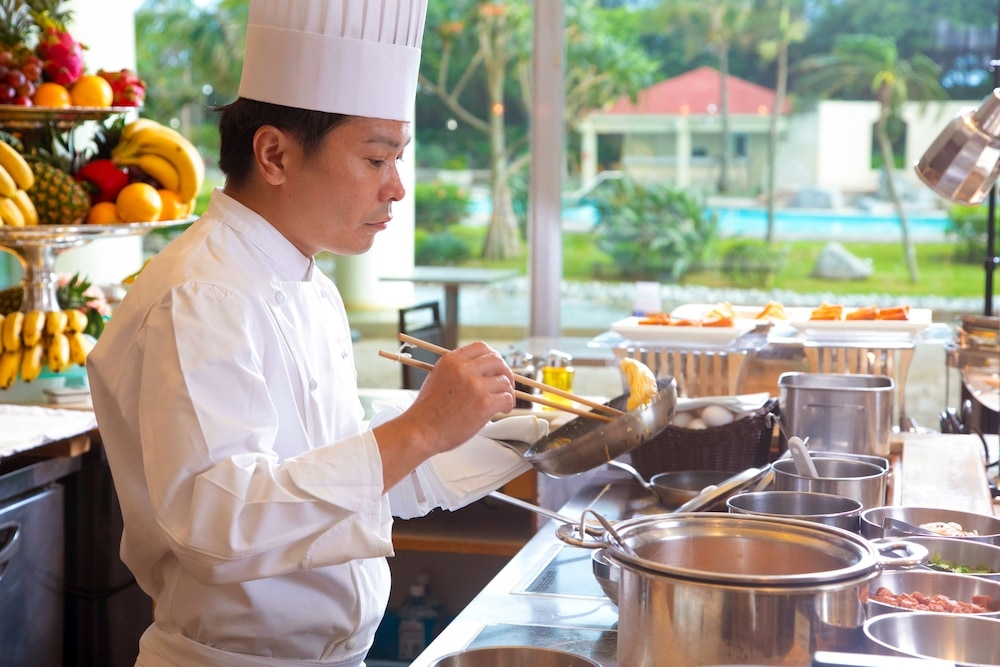 뷔페 아침 식사