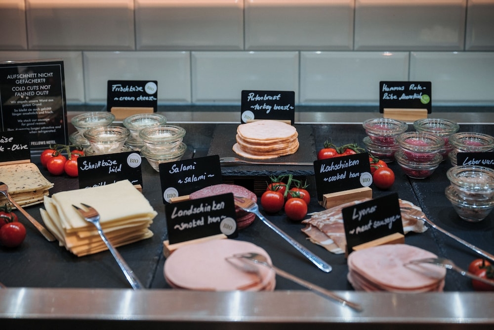 뷔페 아침 식사