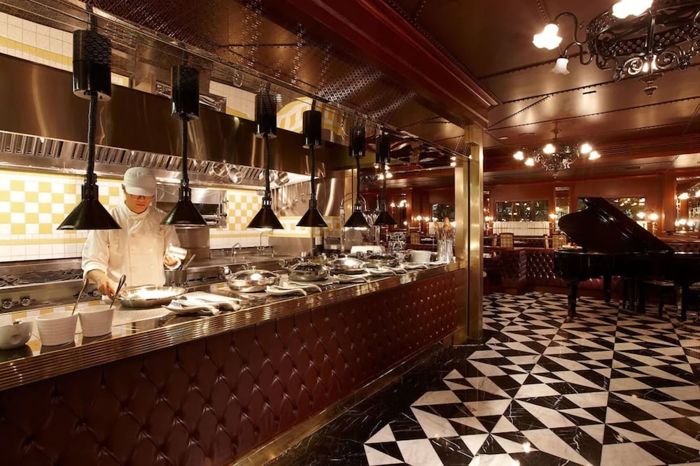 뷔페 아침 식사