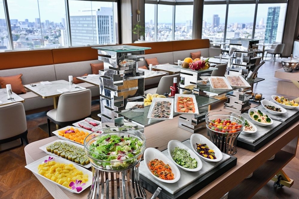 뷔페 아침 식사