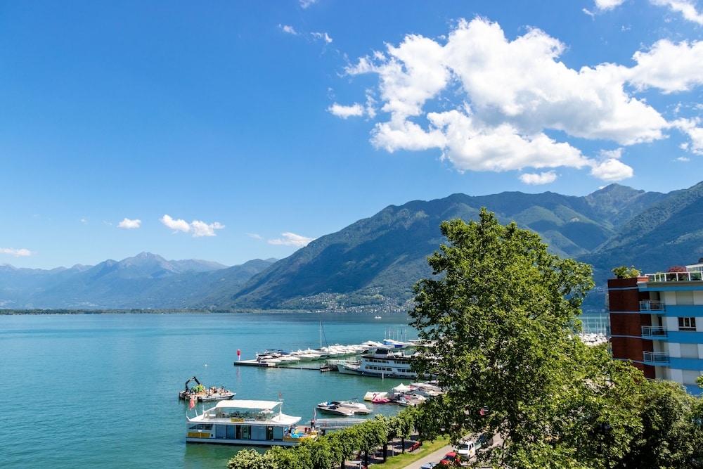숙박 시설에서 보는 주변 전망
