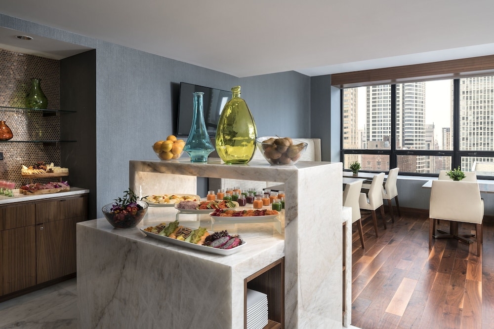 뷔페 아침 식사