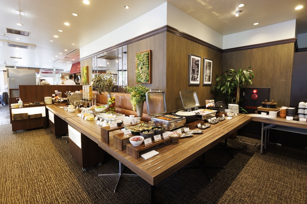 뷔페 아침 식사