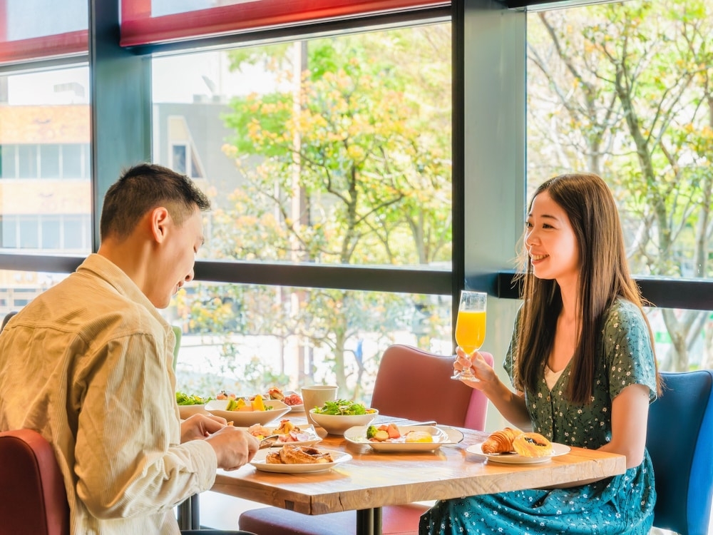 뷔페 아침 식사