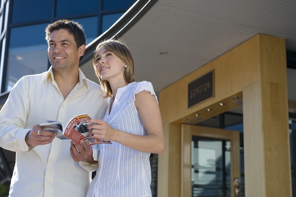 숙박 시설 입구