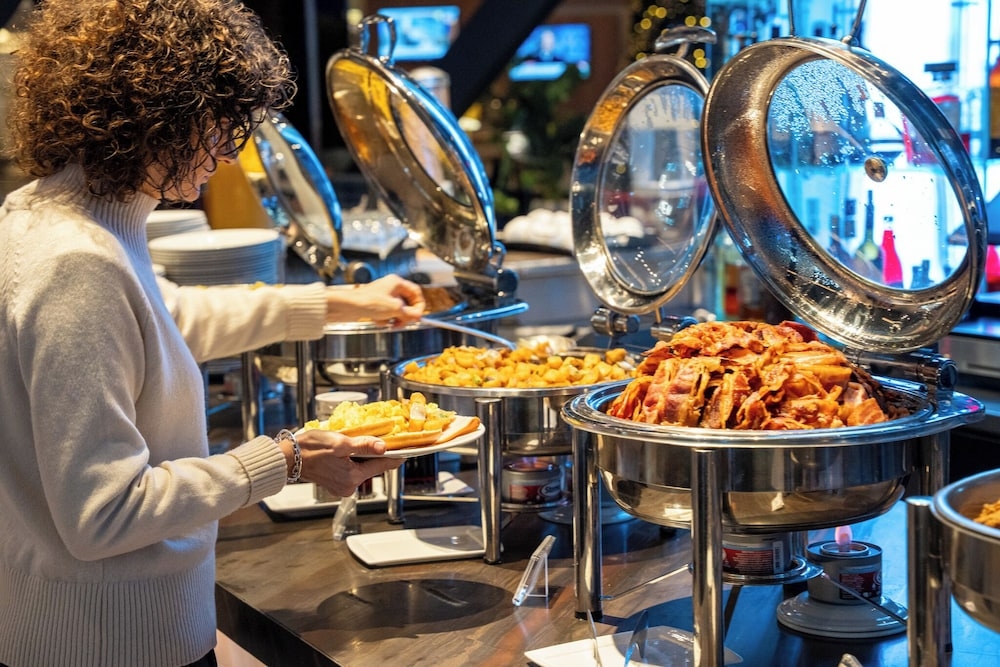 뷔페 아침 식사