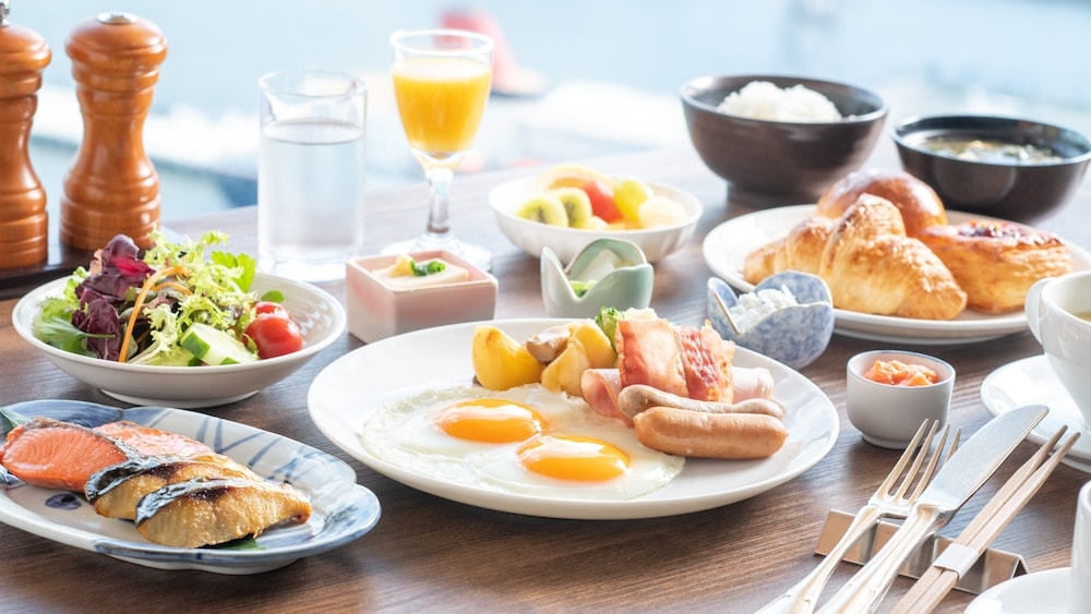 뷔페 아침 식사