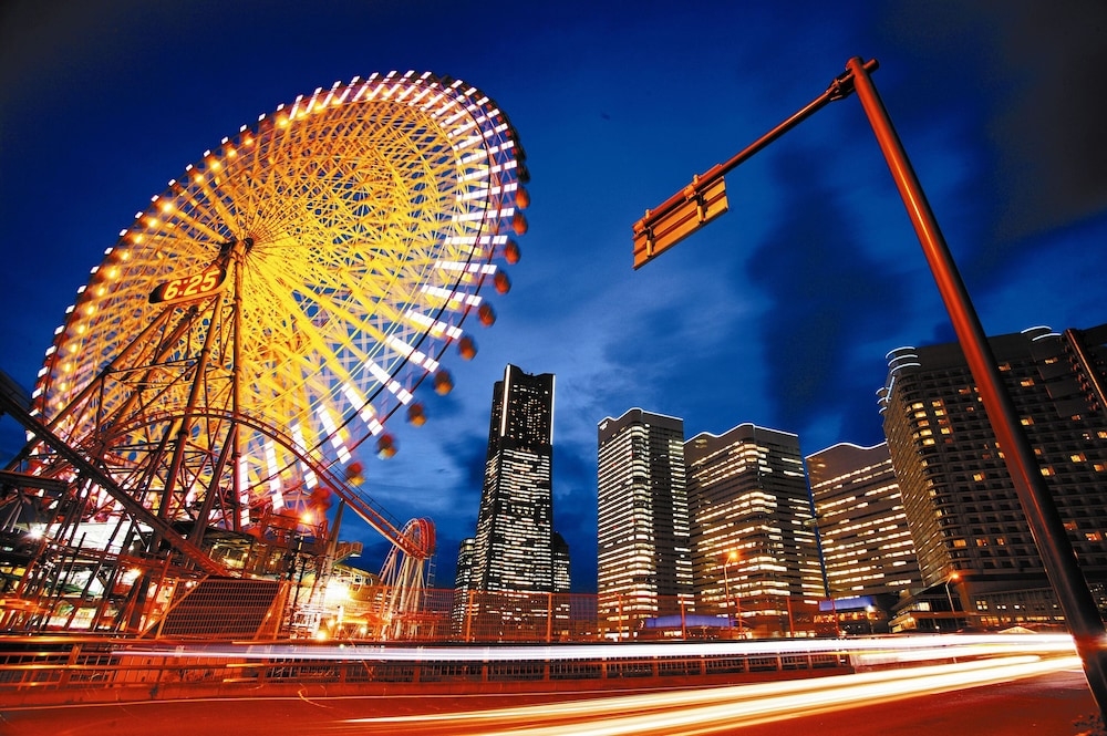 숙박 시설에서 보는 시내 전망