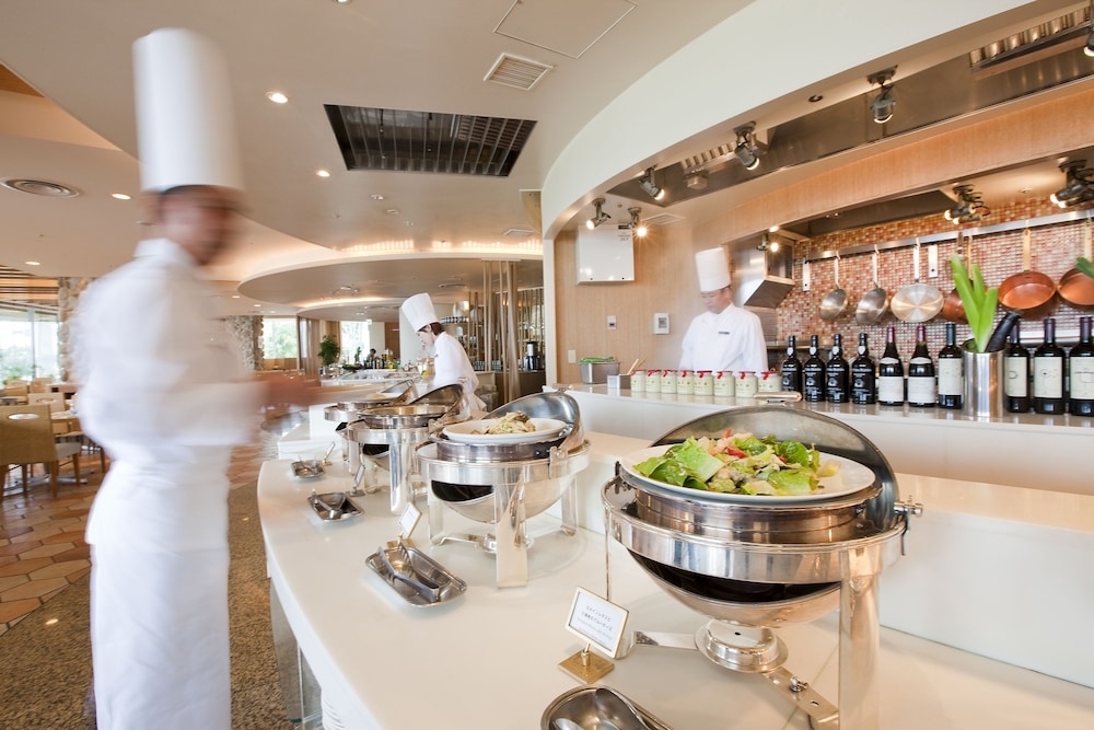 뷔페 아침 식사