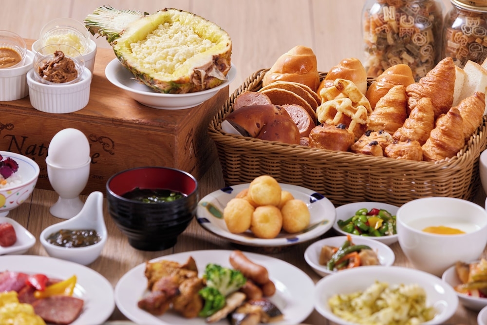 뷔페 아침 식사