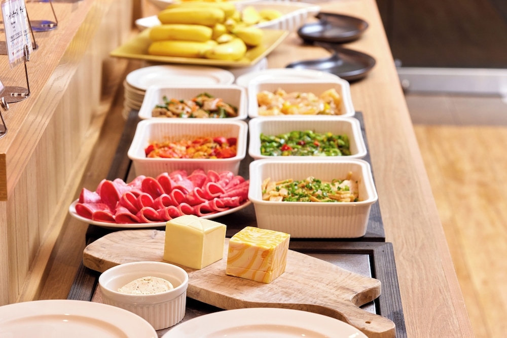 뷔페 아침 식사