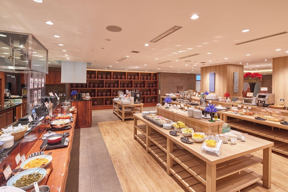 뷔페 아침 식사