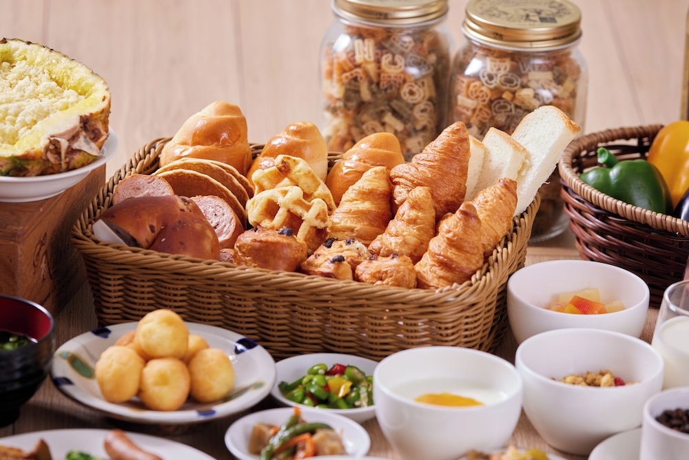 뷔페 아침 식사