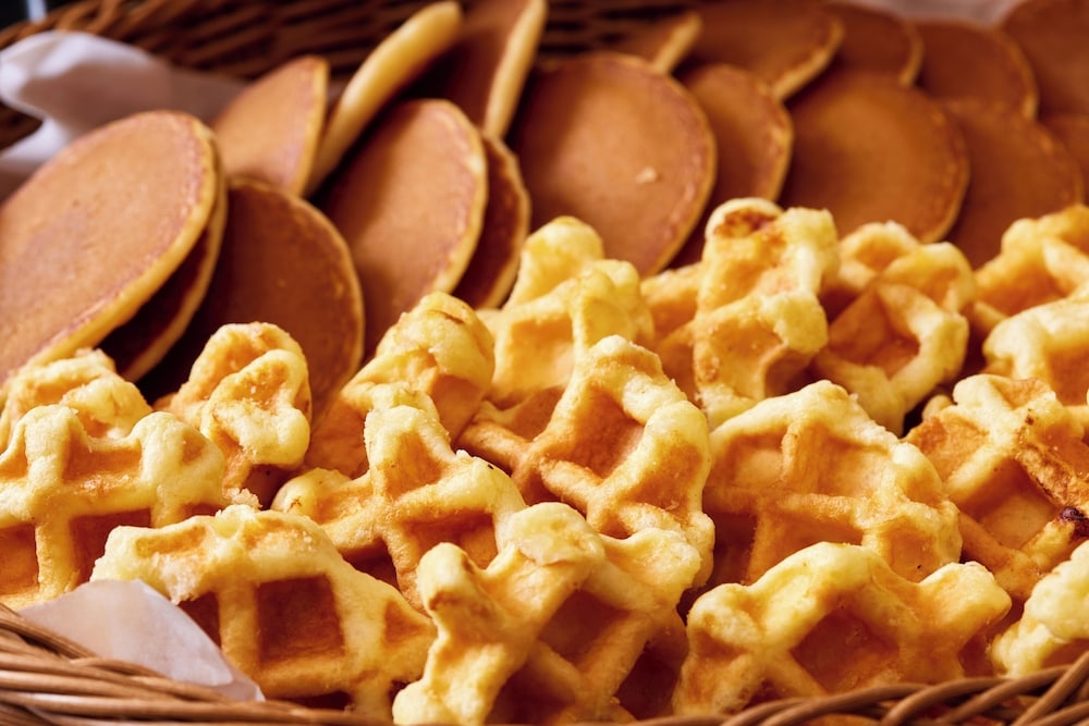 뷔페 아침 식사