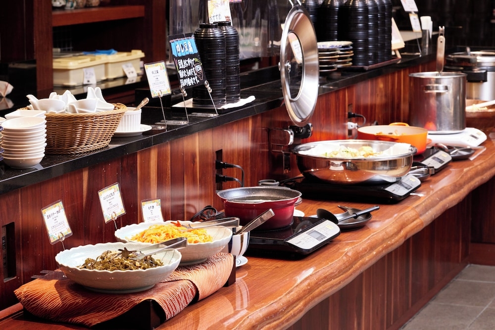 뷔페 아침 식사