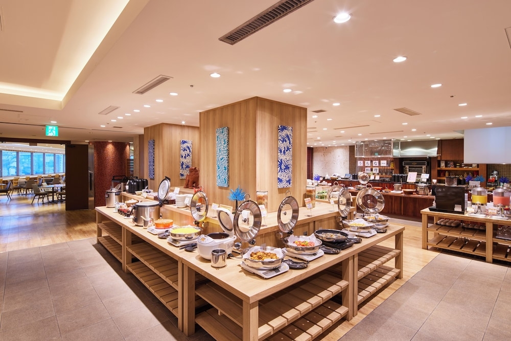 뷔페 아침 식사