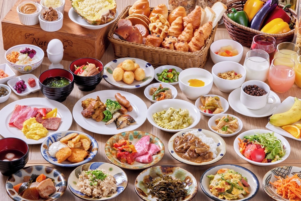 뷔페 아침 식사