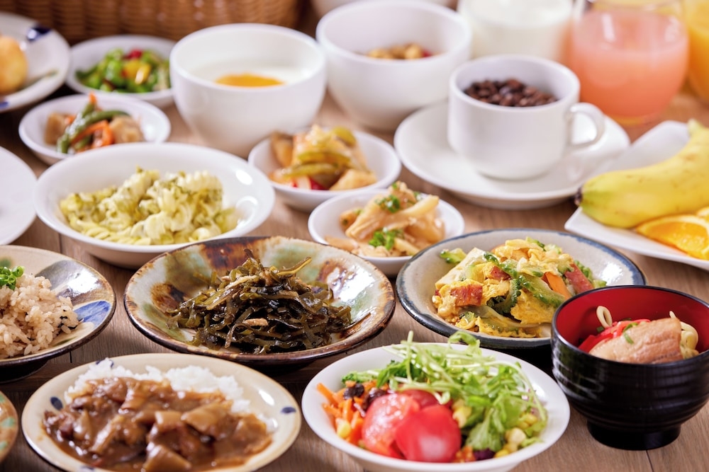 뷔페 아침 식사