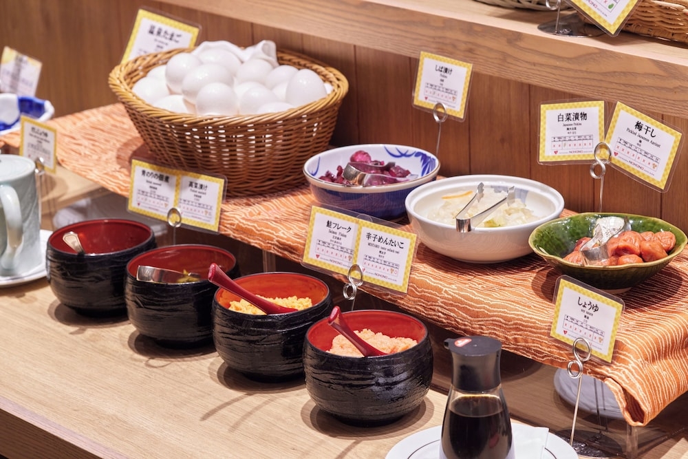 뷔페 아침 식사