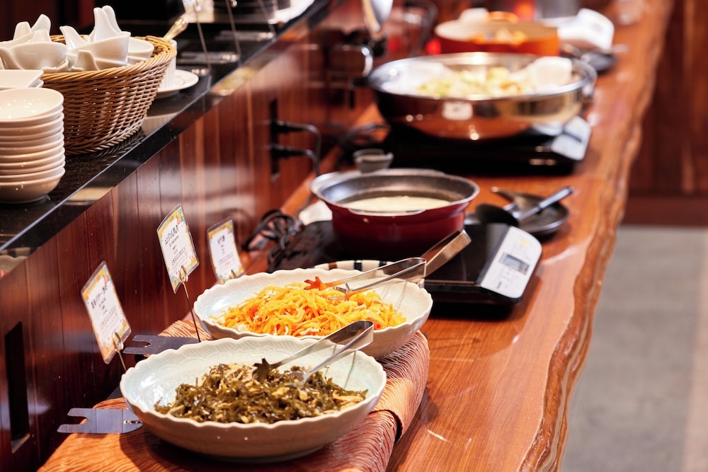 뷔페 아침 식사