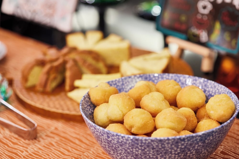 뷔페 아침 식사