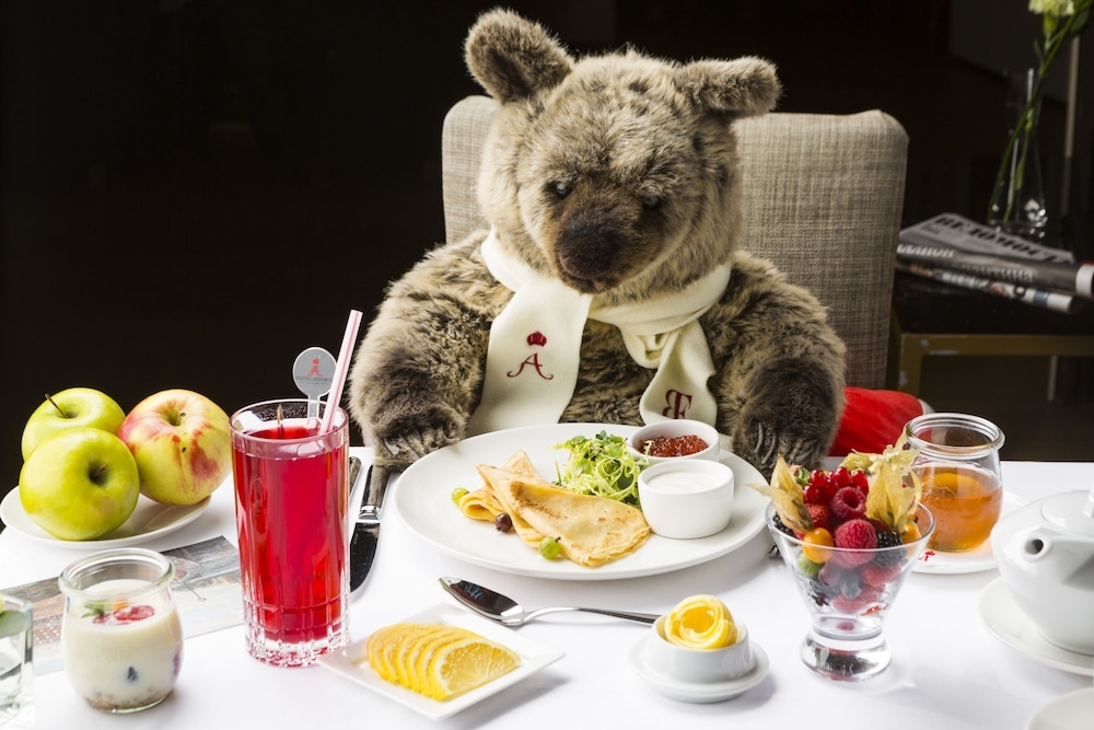 뷔페 아침 식사