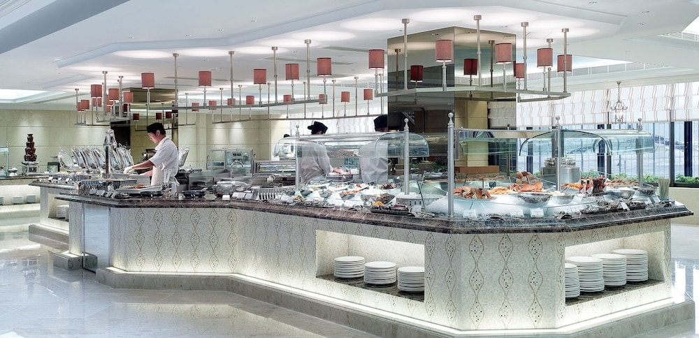 뷔페 아침 식사