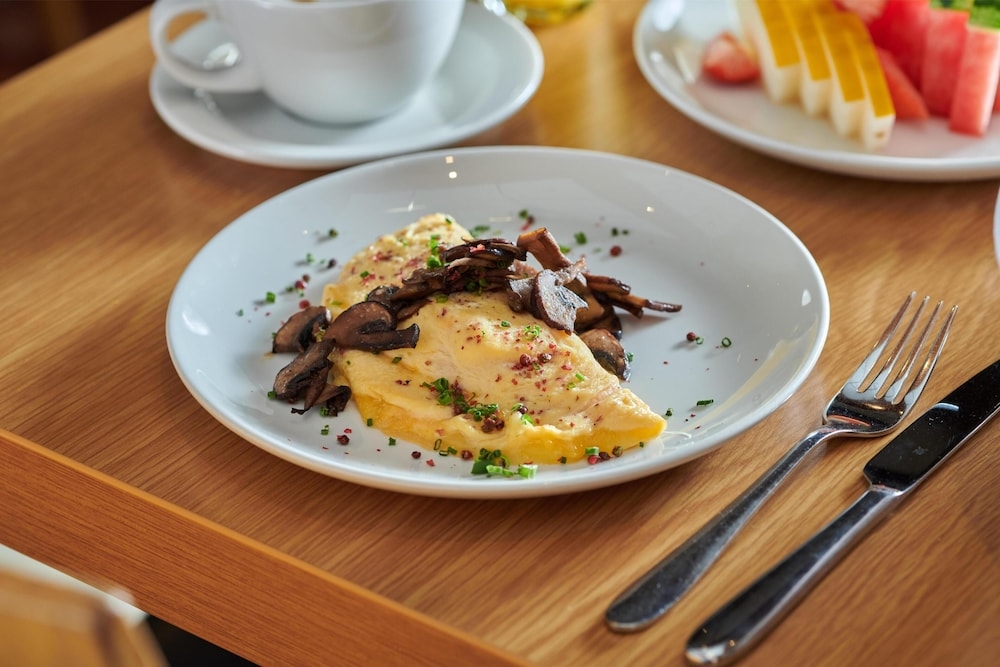 뷔페 아침 식사