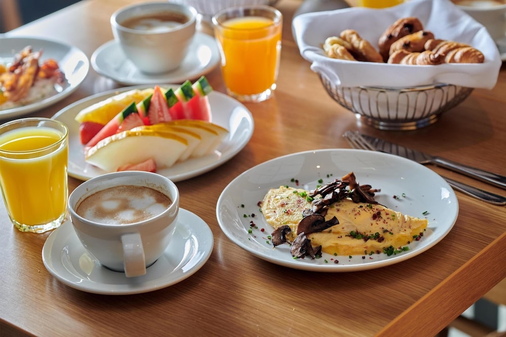 뷔페 아침 식사