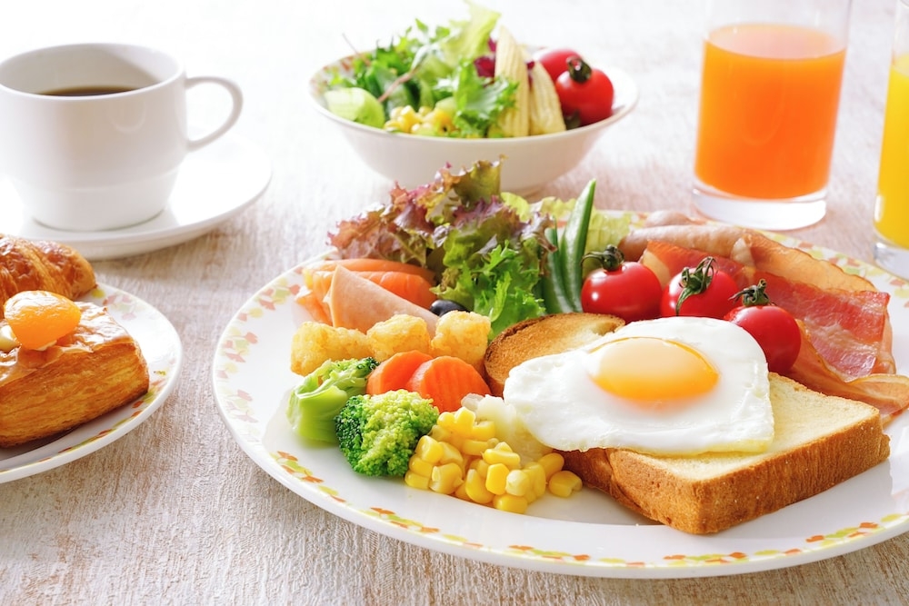 뷔페 아침 식사