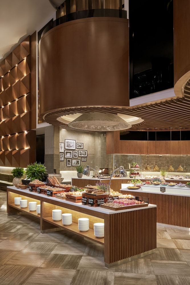 뷔페 아침 식사