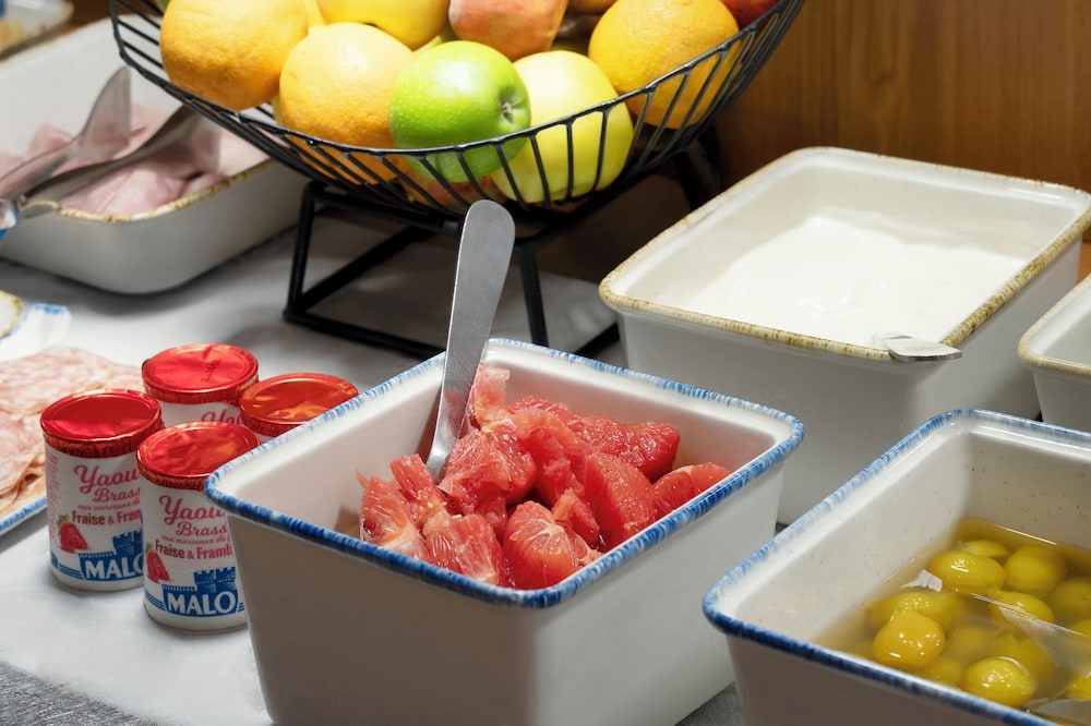 뷔페 아침 식사