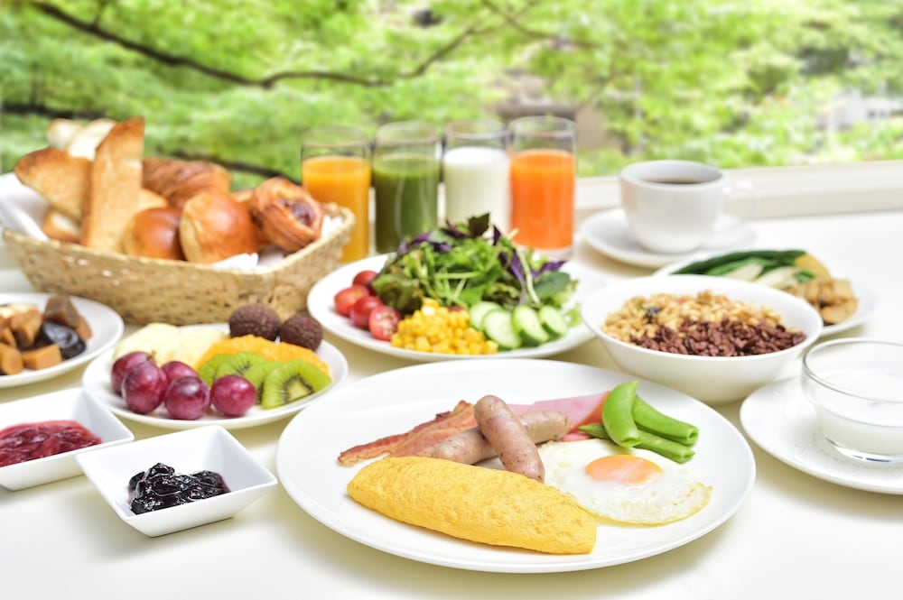 뷔페 아침 식사