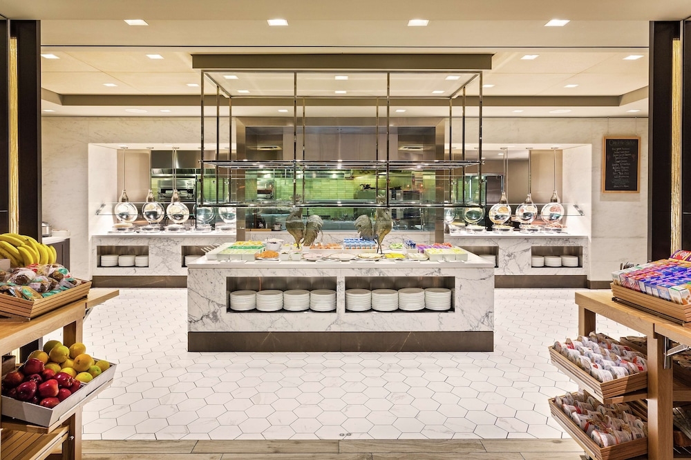 뷔페 아침 식사