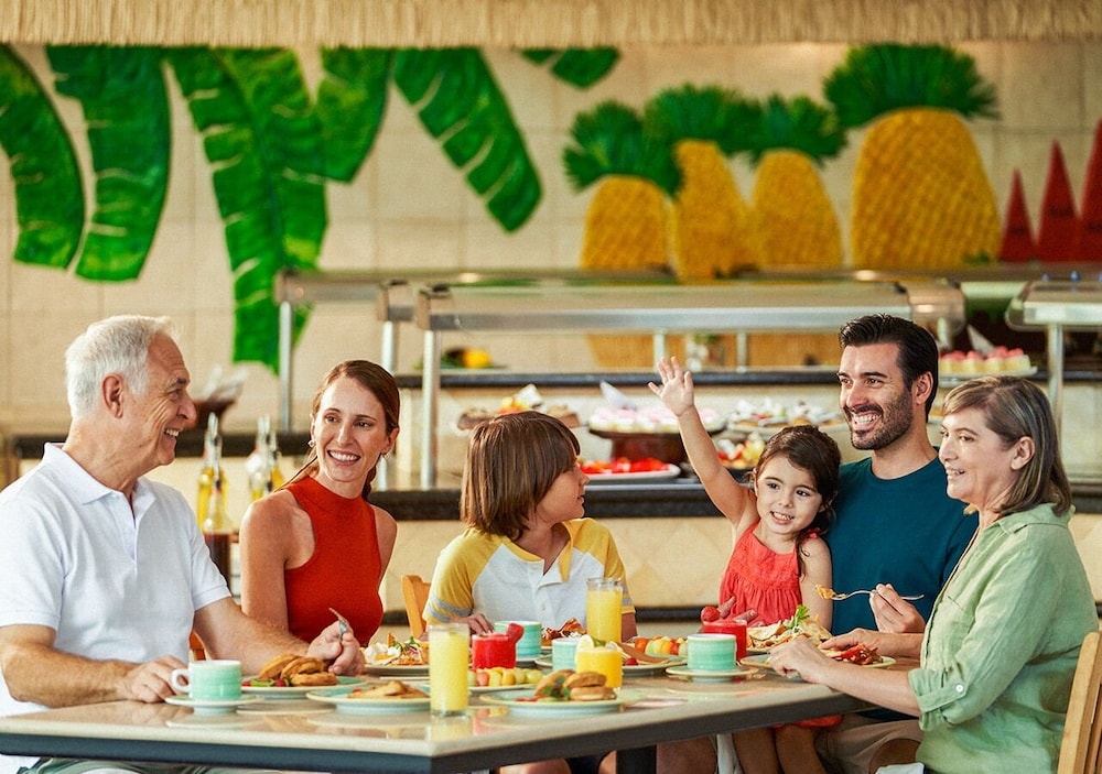 뷔페 아침 식사