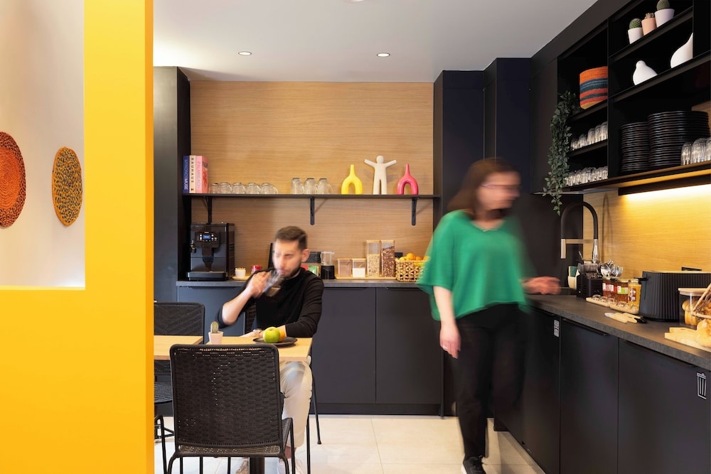 뷔페 아침 식사