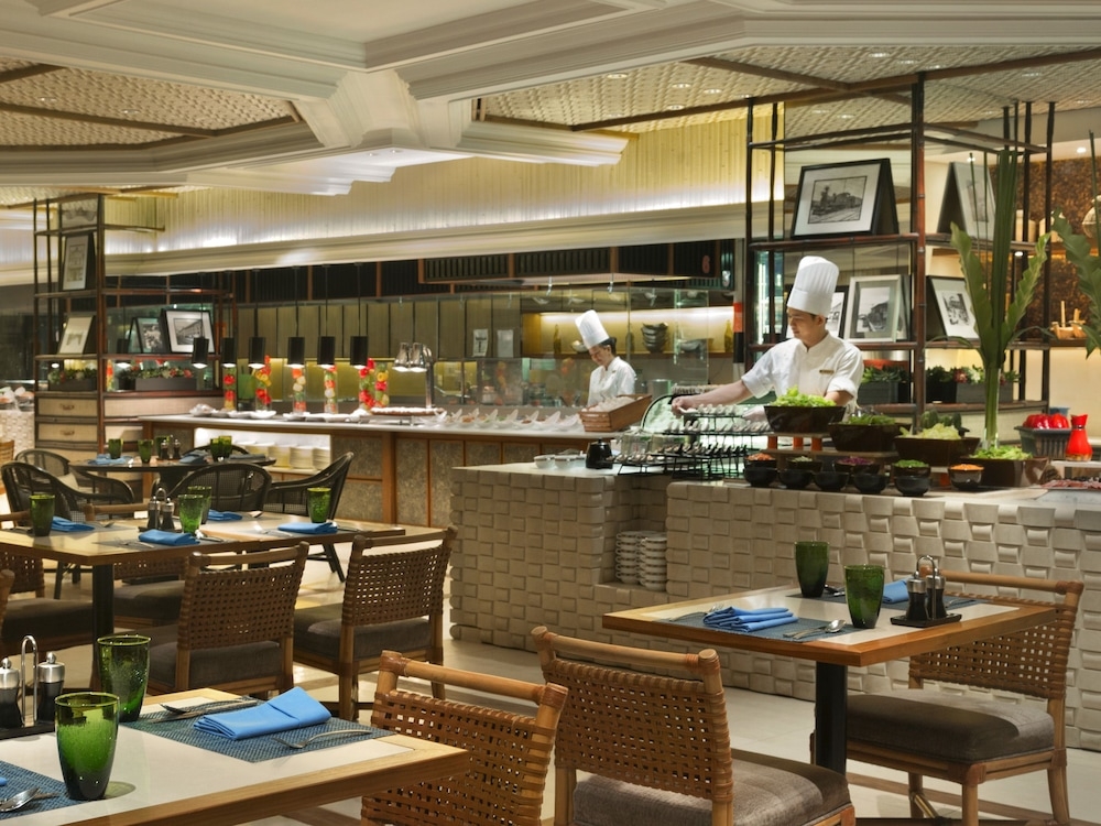 뷔페 아침 식사