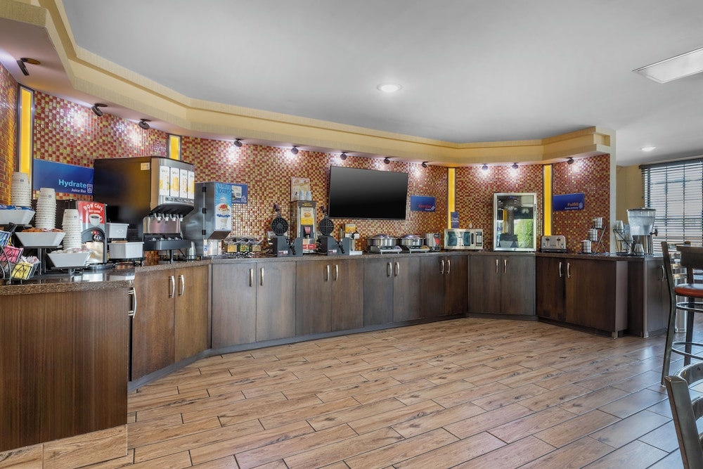 뷔페 아침 식사