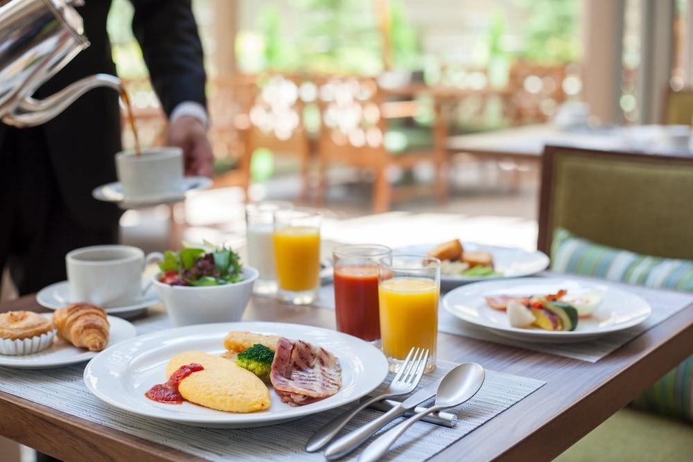 뷔페 아침 식사