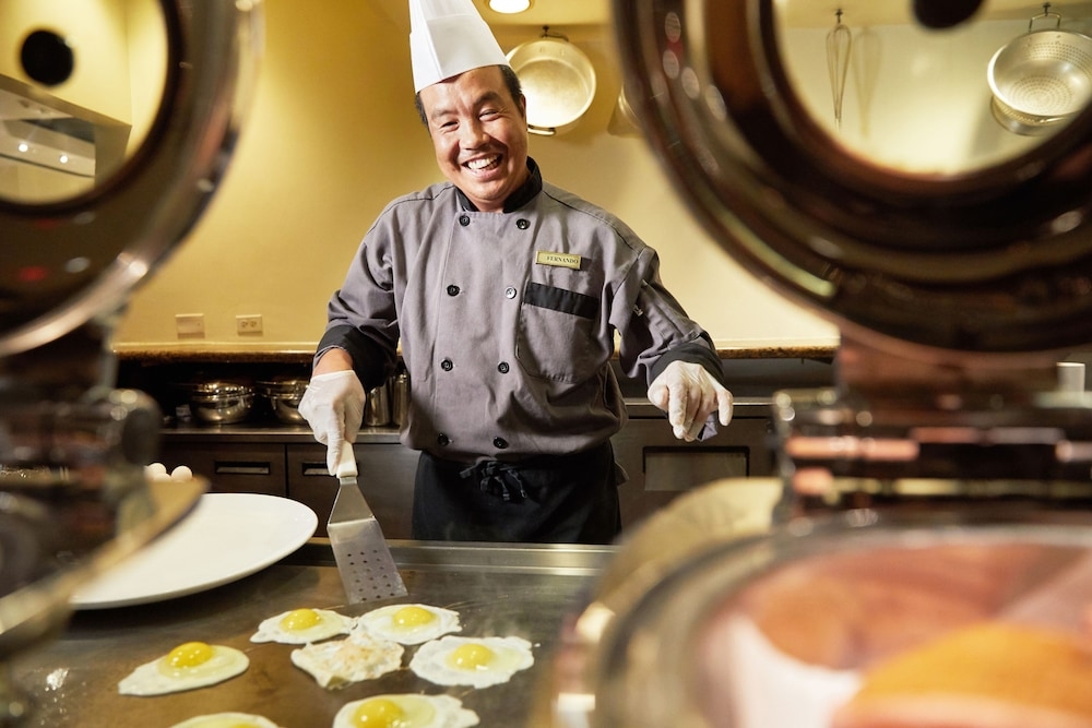 뷔페 아침 식사