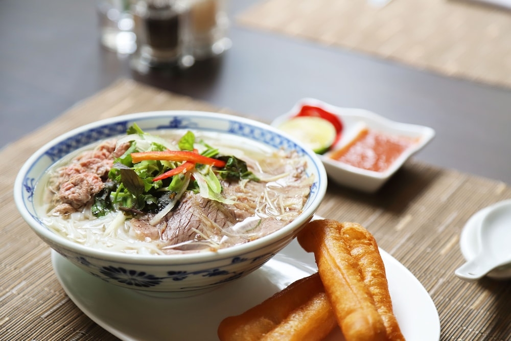 뷔페 아침 식사