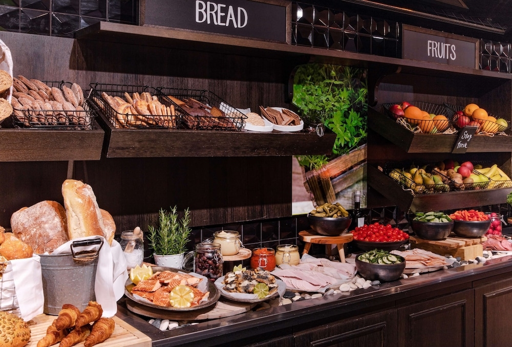 뷔페 아침 식사