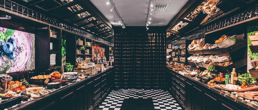 뷔페 아침 식사