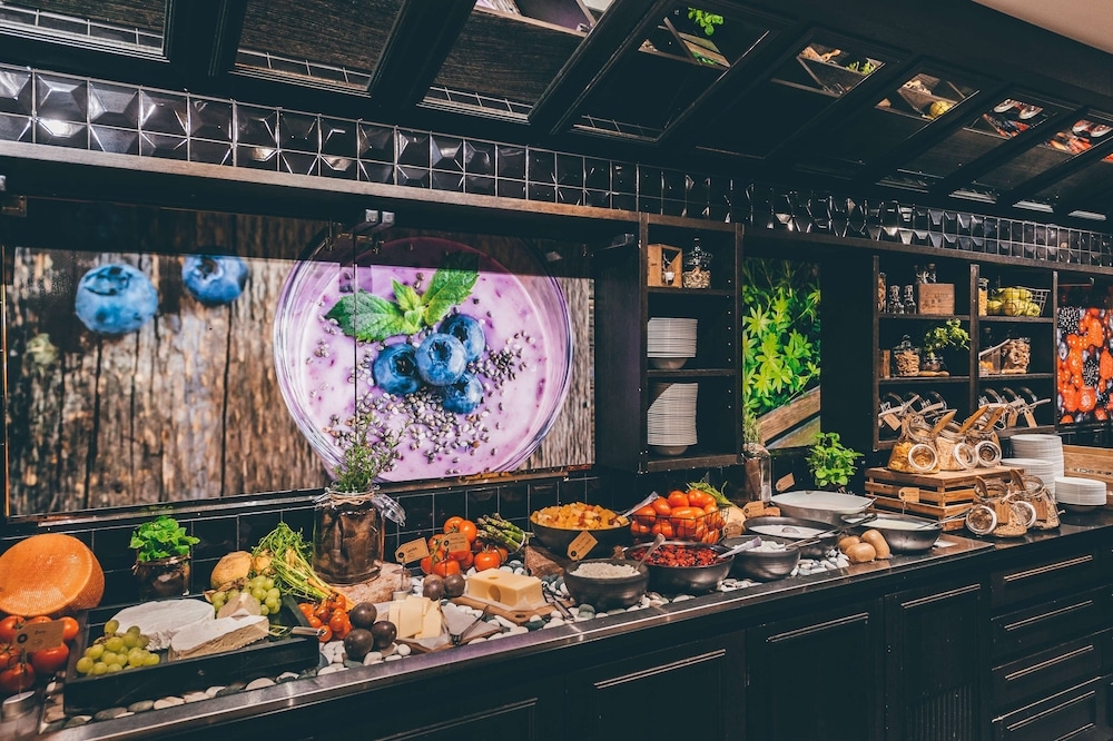 뷔페 아침 식사