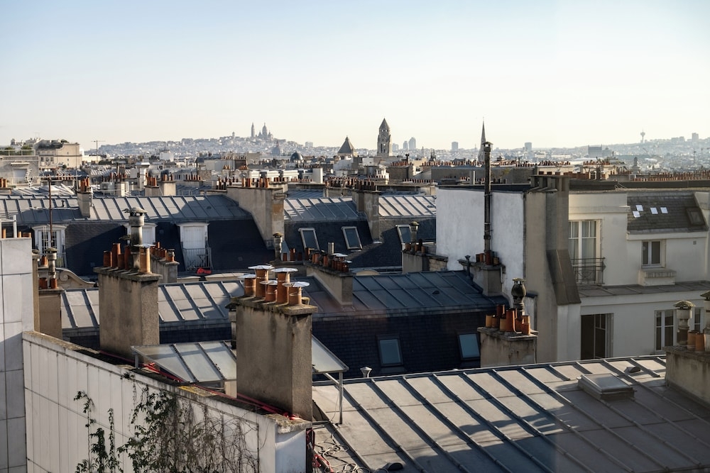 숙박 시설에서 보는 시내 전망